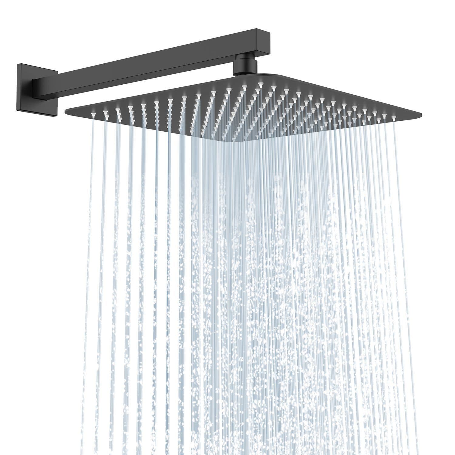 Rainsworth Regenduschkopf Schwarz 304 Edelstahl 40x40cm - Bild 2