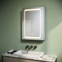 SONNI Spiegelschrank LED Aluminium mit Touch-Bedienung Bild 2