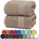 NatureMark Saunatuch 80x200cm Baumwolle Sand Bild 2