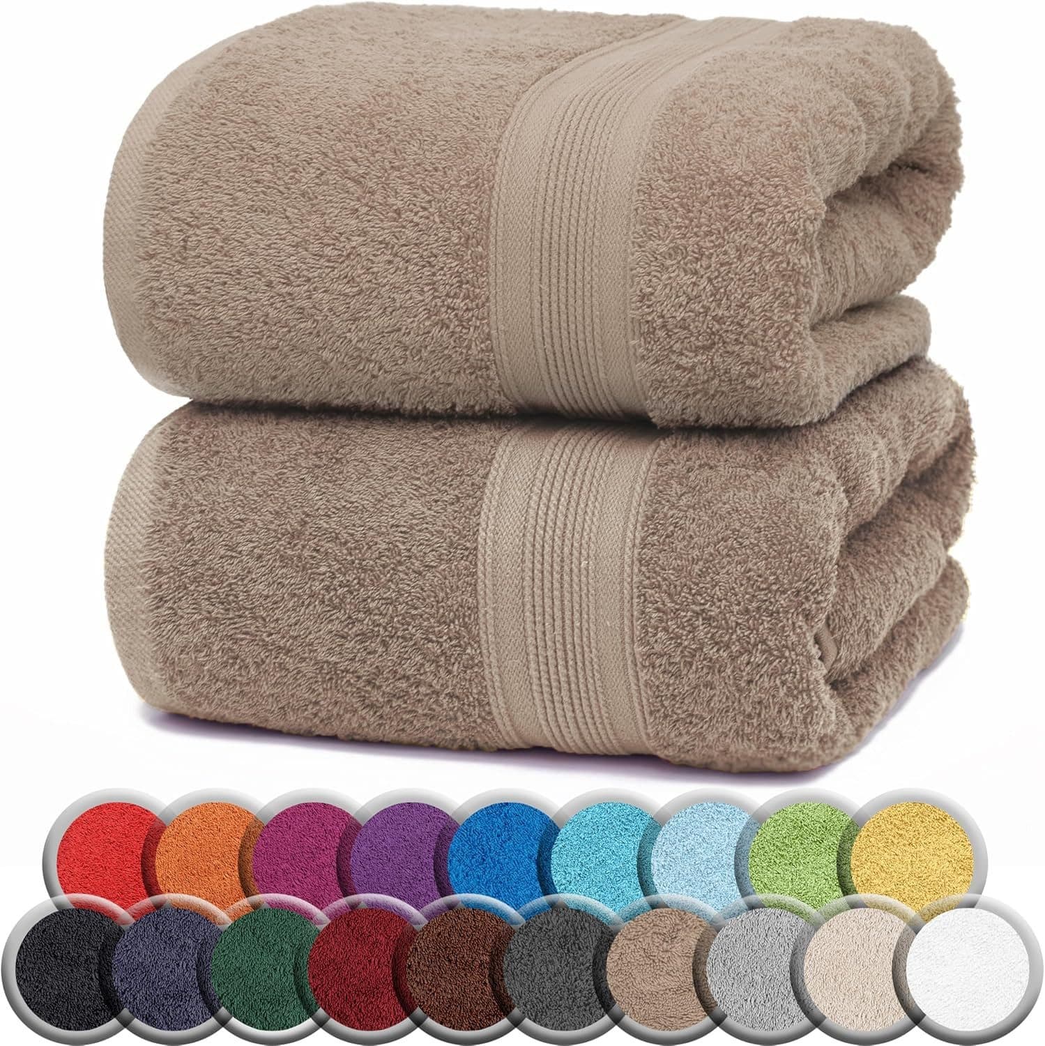 NatureMark Saunatuch 80x200cm Baumwolle Sand - Bild 2