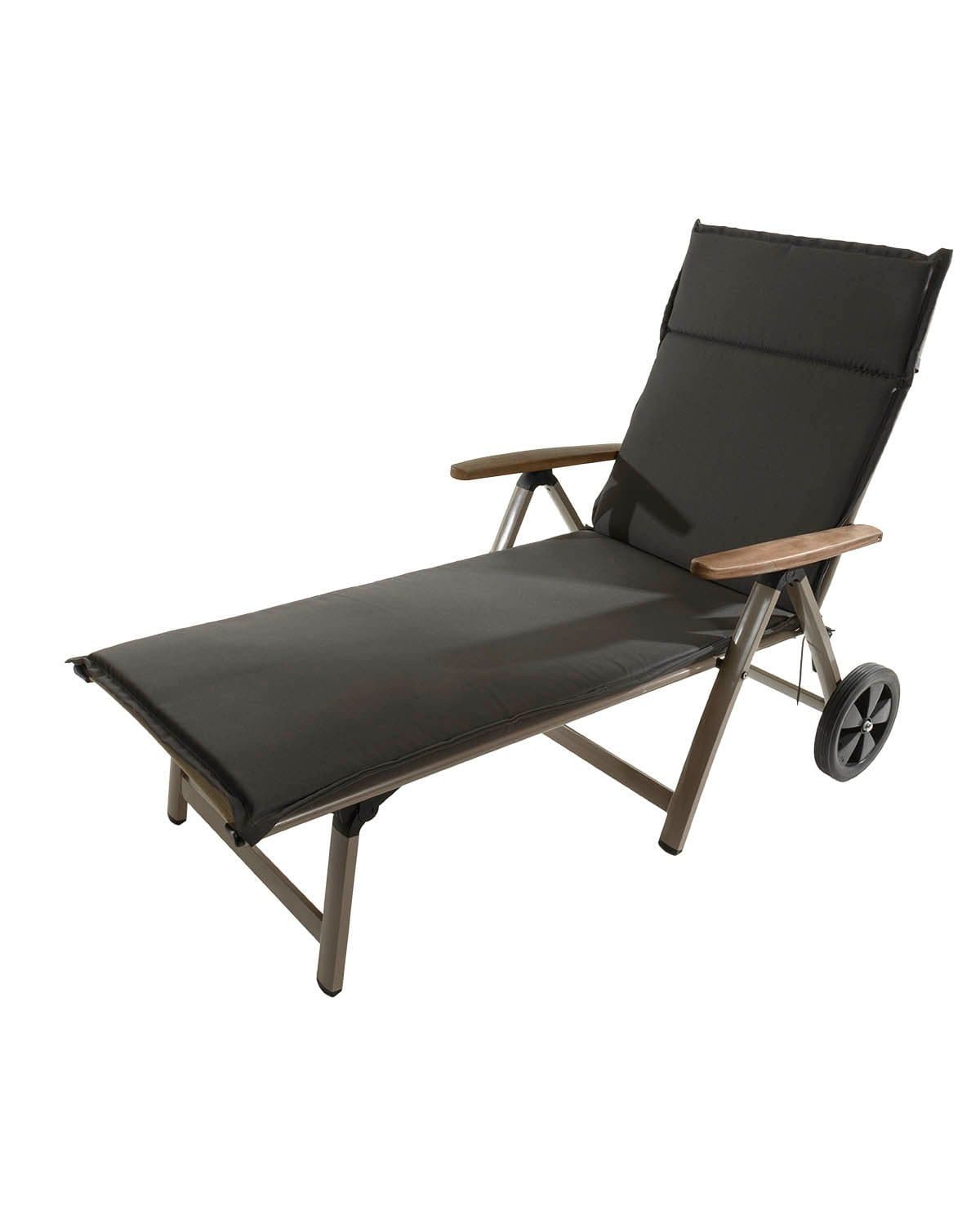 Sun Garden Liegenauflage Rollliege Esdo Anthrazit Polyester