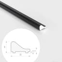 WITEN&NOCK Duschdichtung Aluminium Schwarz 100 cm Bild 2