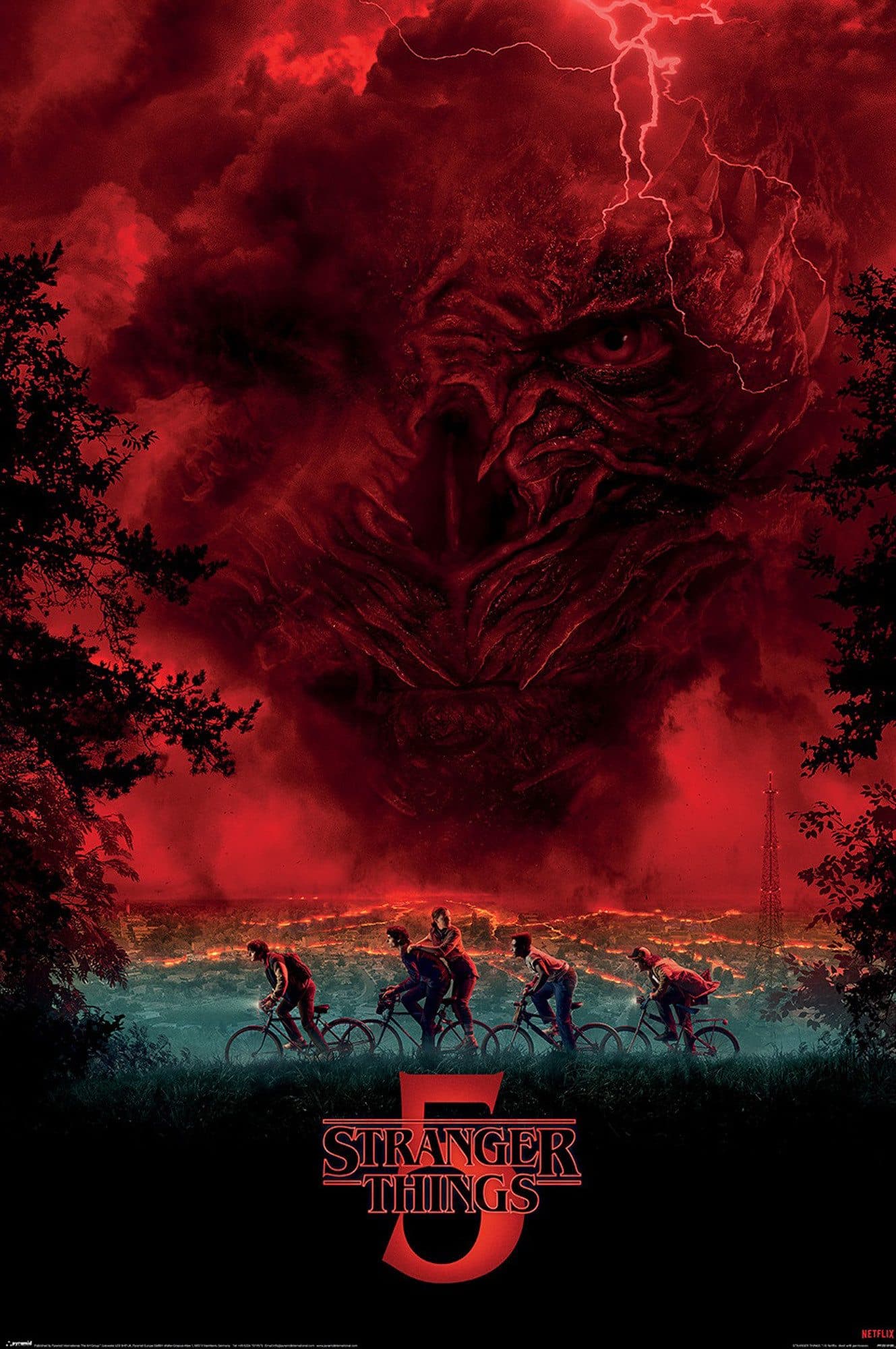 Stranger Things 5 - Vecna Sky Poster 61x91,5 cm - Bild 2