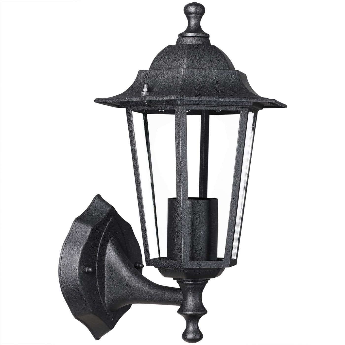 monzana Gartenleuchte Krysante Wandleuchte Anthrazit E27 Landhausstil - Bild 2