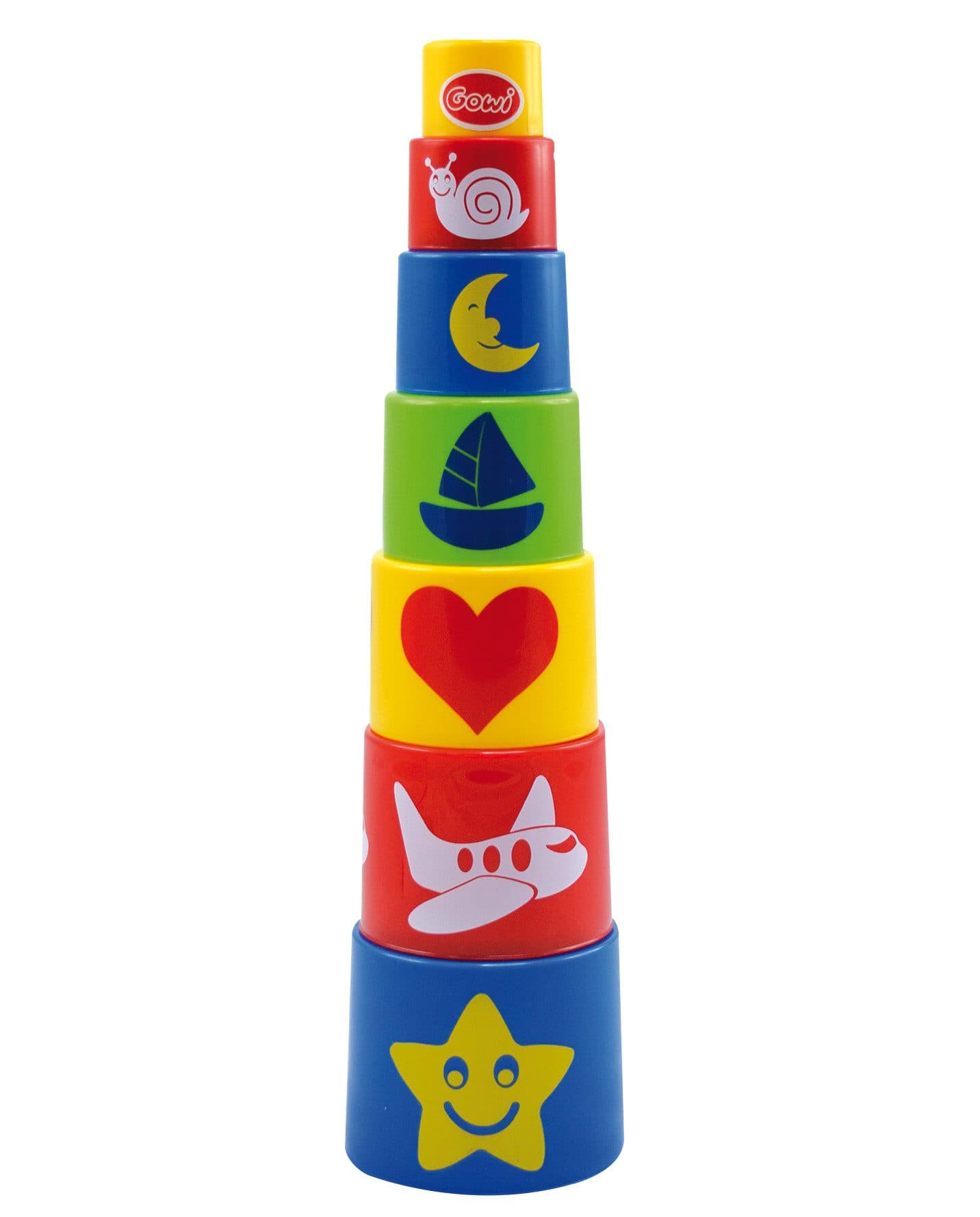 GOWI Stapelspielzeug Pyramide Standard 7-tlg.