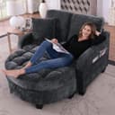 HAUSS SPOLE Schlafsofa Multifunktional Schwarz Bild 2