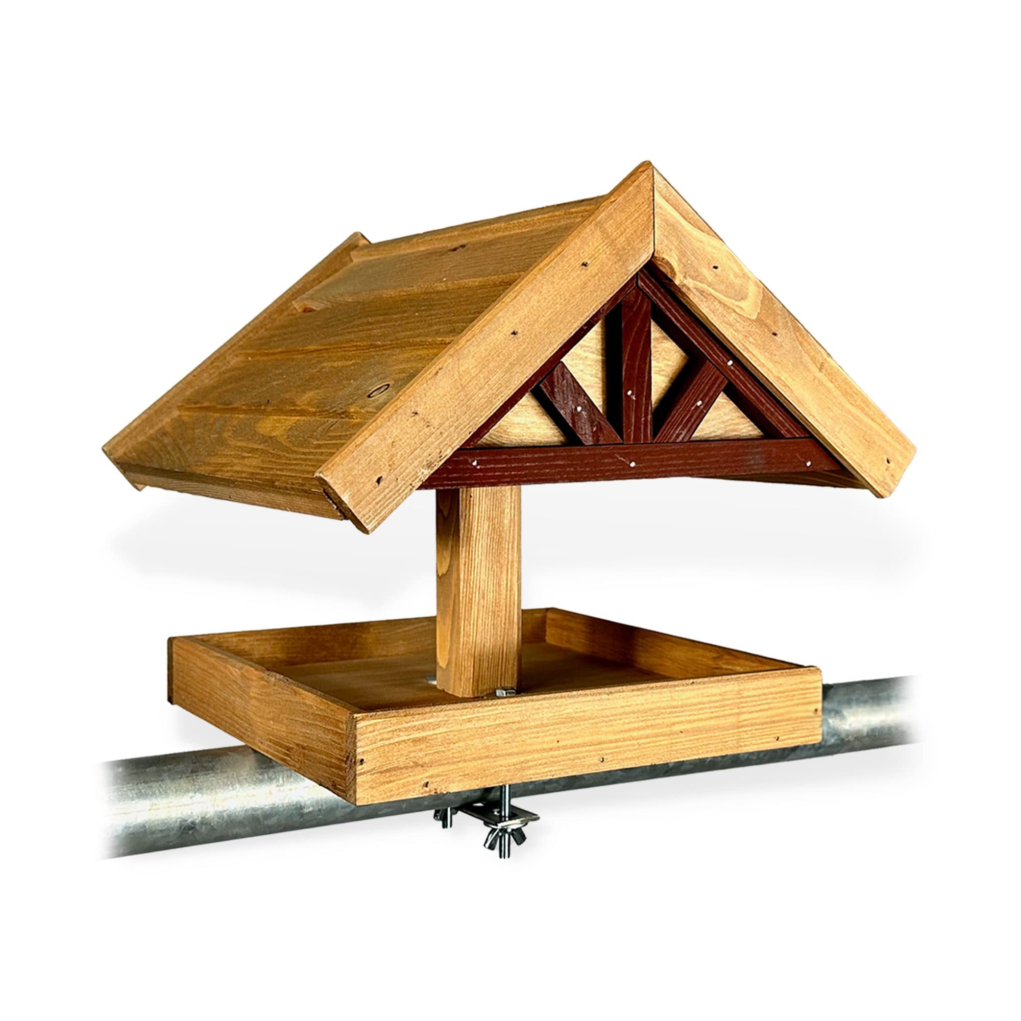 Vogelhaus Balkon-Vogelfutterstelle Wetterfest Handarbeit - Bild 2