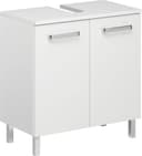 Waschbeckenunterschrank SAPHIR Quickset 60 cm Weiß Glanz mit Türdämpfung Bild 2