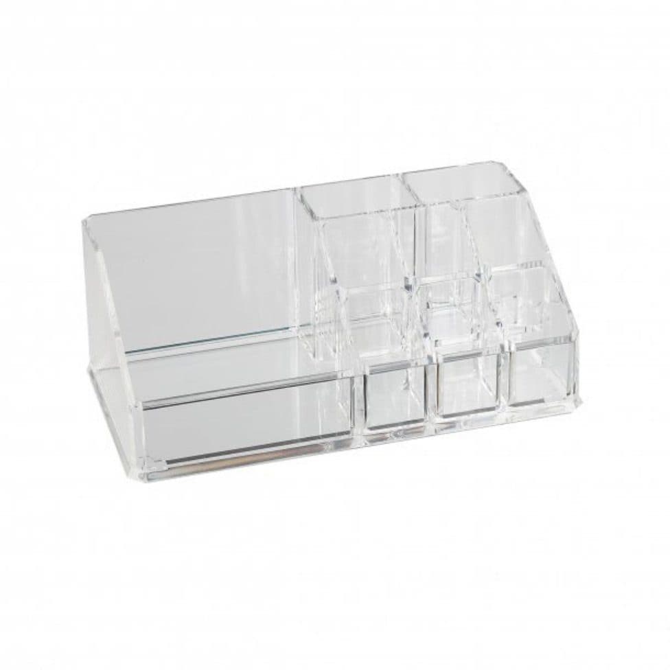 axentia Make-Up Organizer Kunststoff 9 Fächer