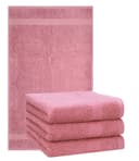 Betz Handtuch-Set 4-tlg. Premium 100% Baumwolle Rosa Bild 2
