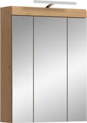 welltime Spiegelschrank SIENA 3 Spiegeltüren 9 Fächer Beleuchtung Bild 2
