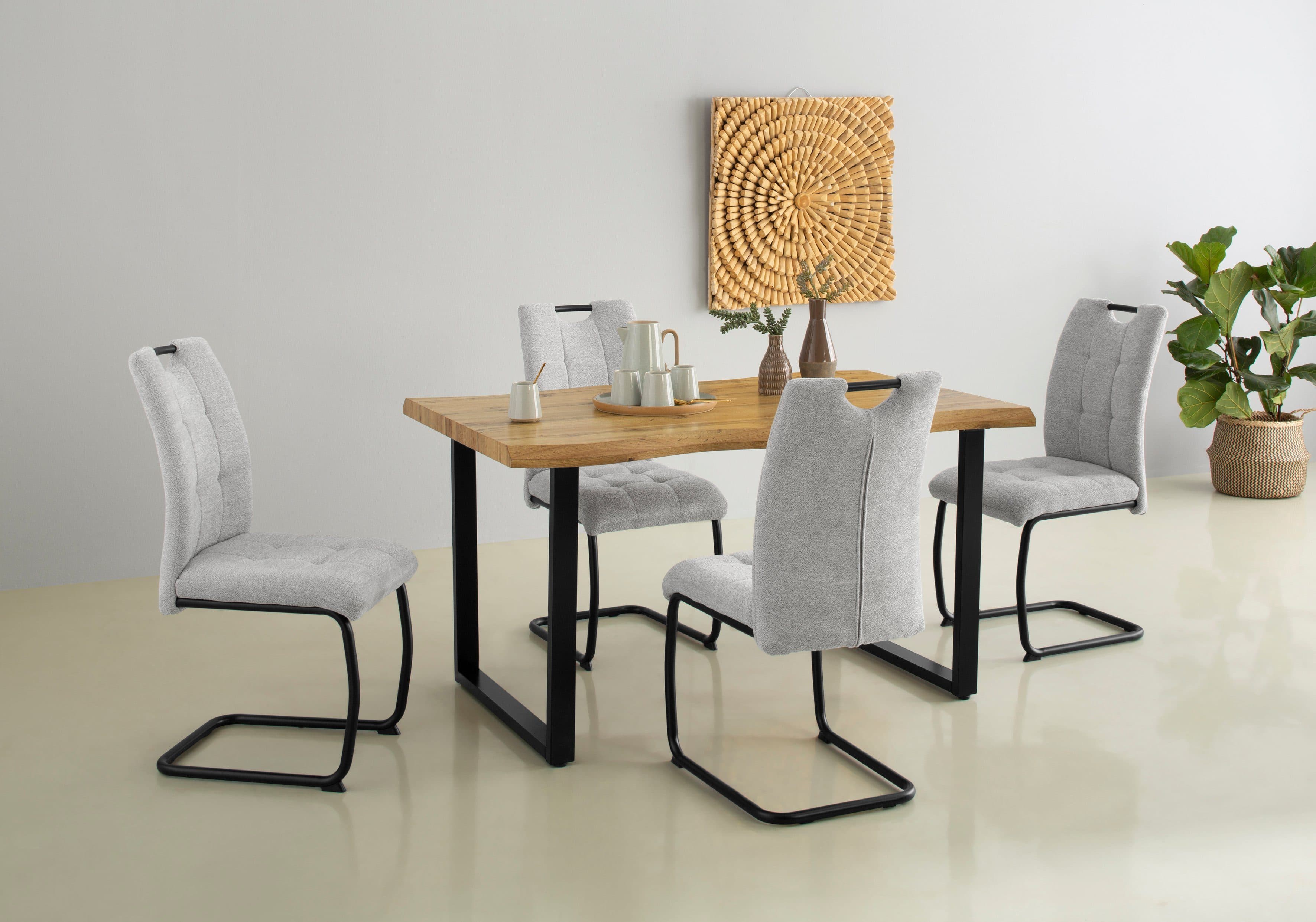 HELA GISELLE Esstisch Industrial Design Wildeiche Schwarz - Bild 2