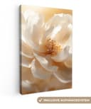 OneMillionCanvasses Leinwandbild Pfingstrose Weiß 20x30 cm Bild 2