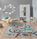 the carpet Teppich Happy Life, rechteckig, Höhe: 4 mm, Kinderzimmer Teppich Spielteppich pflegeleicht Bild 2