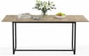 B&D home Esstisch LIO Metallgestell Schwarz oder Weiß Ausziehbar 4-6 Personen Bild 2