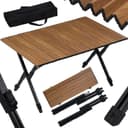 Woltu Campingtisch Alu Klapptisch Holzoptik Bild 2