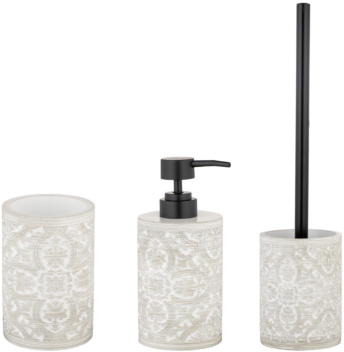 Badaccessoire-Set WENKO Ortezzano grau Kunststoff - Bild 2