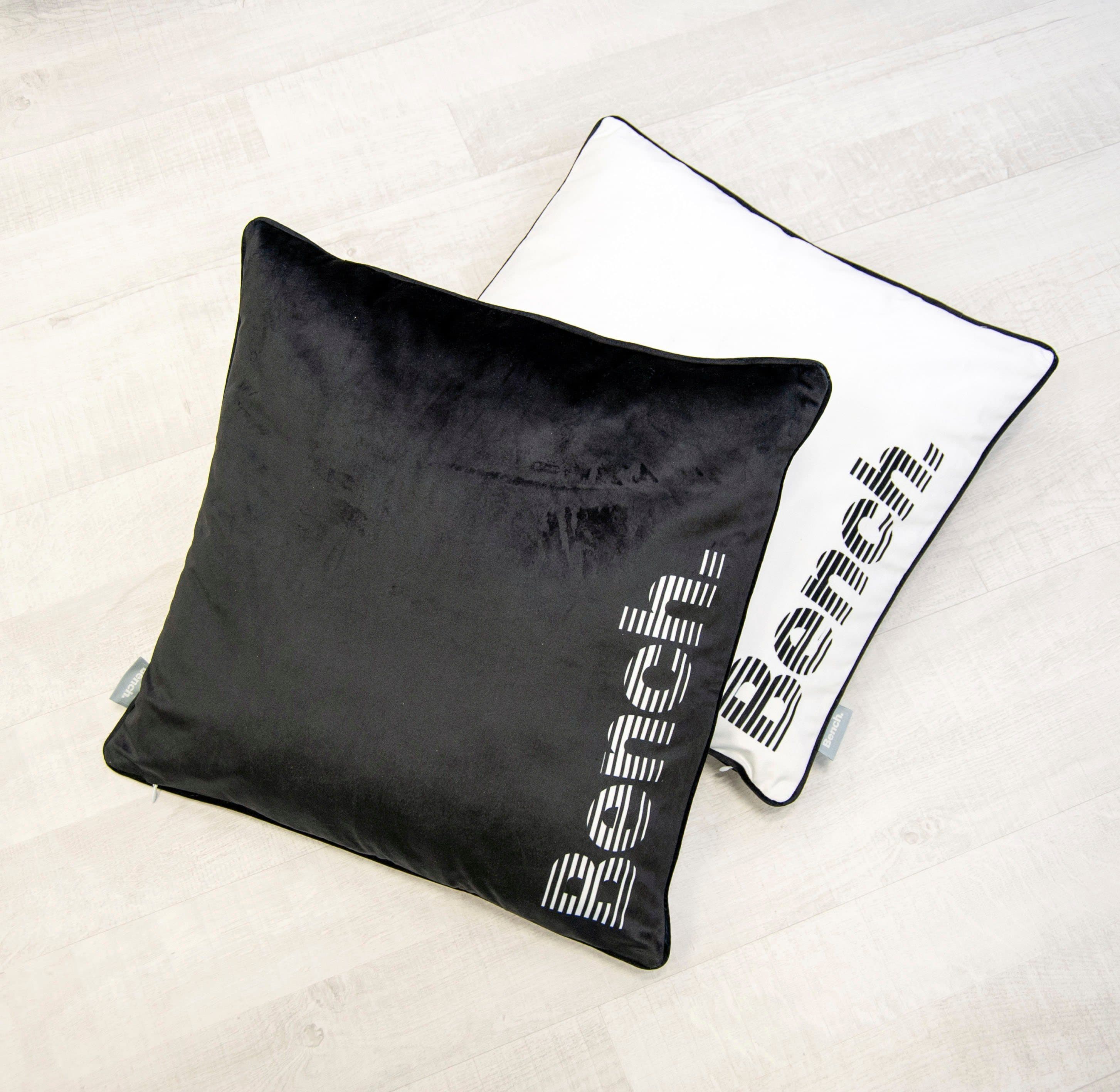 Bench. Dekokissen Schwarz Wendekissen 50x50 cm Polyester - Bild 2