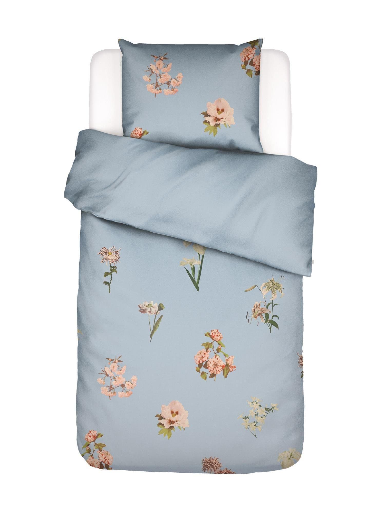 Essenza Bettwäsche Annebella Satin 2-teilig Blau Floral - Bild 2