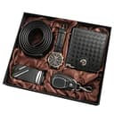 Luckice Geschenkset für Herren mit Uhr, Gürtel, Geldbörse & Schlüsselanhänger Bild 2