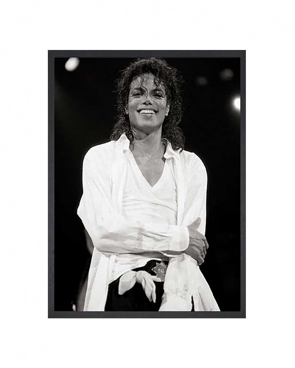 TPFLiving Kunstdruck Leinwand Michael Jackson Schwarz-Weiß - Bild 2