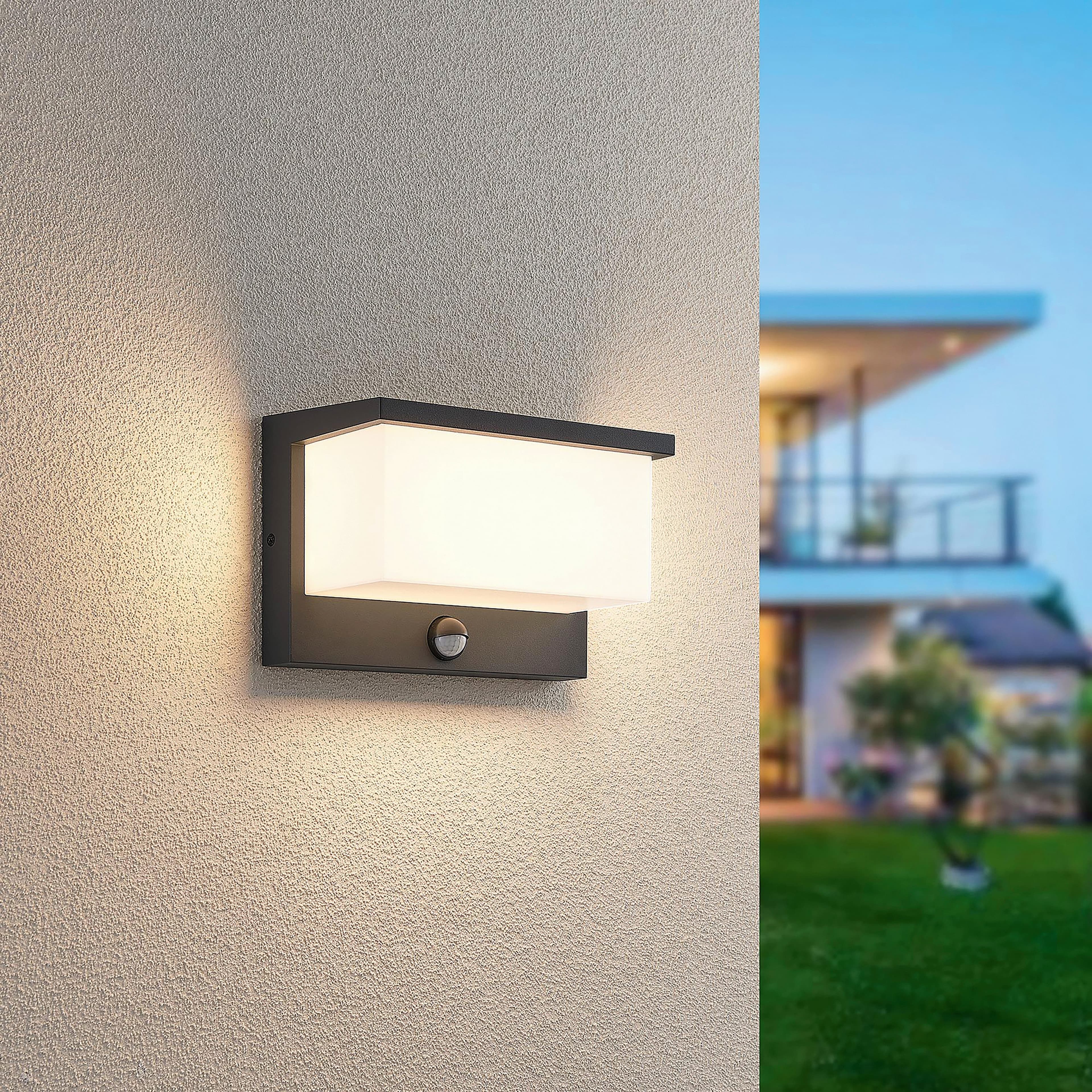 TRIO LEUCHTEN NESTOS LED Außen-Wandleuchte mit Bewegungsmelder IP54 Anthrazit - Bild 2