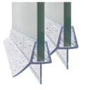 Boromal Duschdichtung 2x 100cm PVC Wasserabweiser für 5-8mm Glas Bild 2