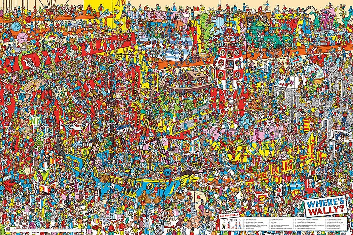 Grupo Erik Poster Where's Wally 91,5 x 61 cm