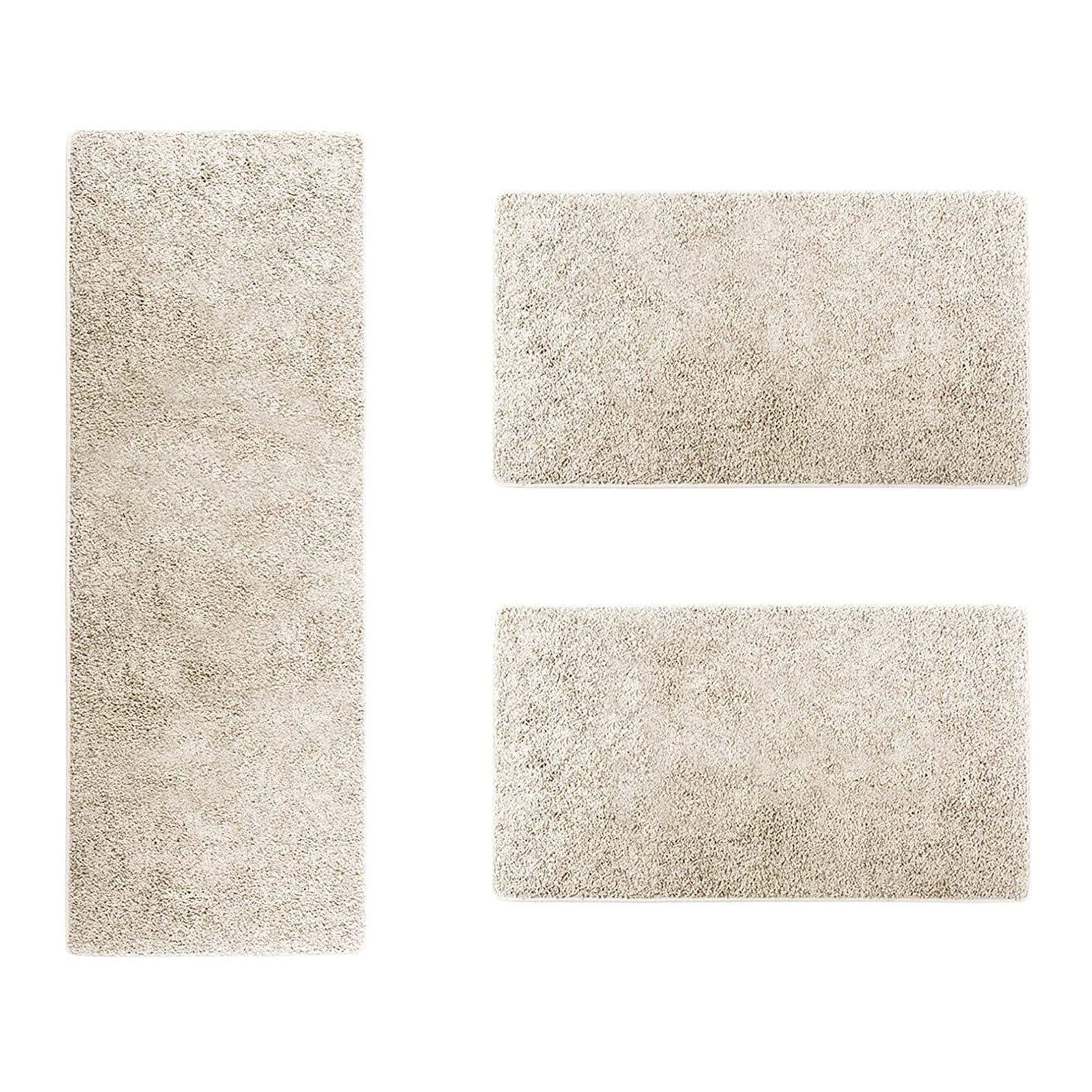Floordirekt Bettumrandung Barcelona 3-tlg. Shaggy Creme Hochflor - Bild 2