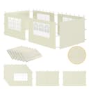 Zelsius Pavillon-Seitenteile 6-teilig Beige UV-Schutz UPF 30 Bild 2