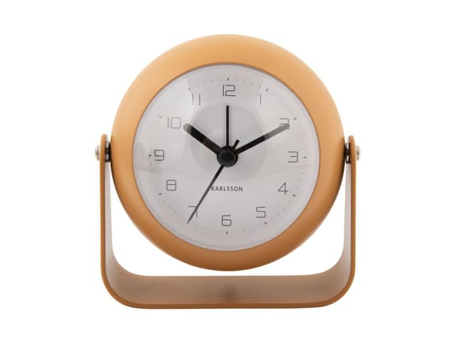 Karlsson BUNKY Metalluhr: Stylische Analoge Uhr mit Leisem Mechanismus