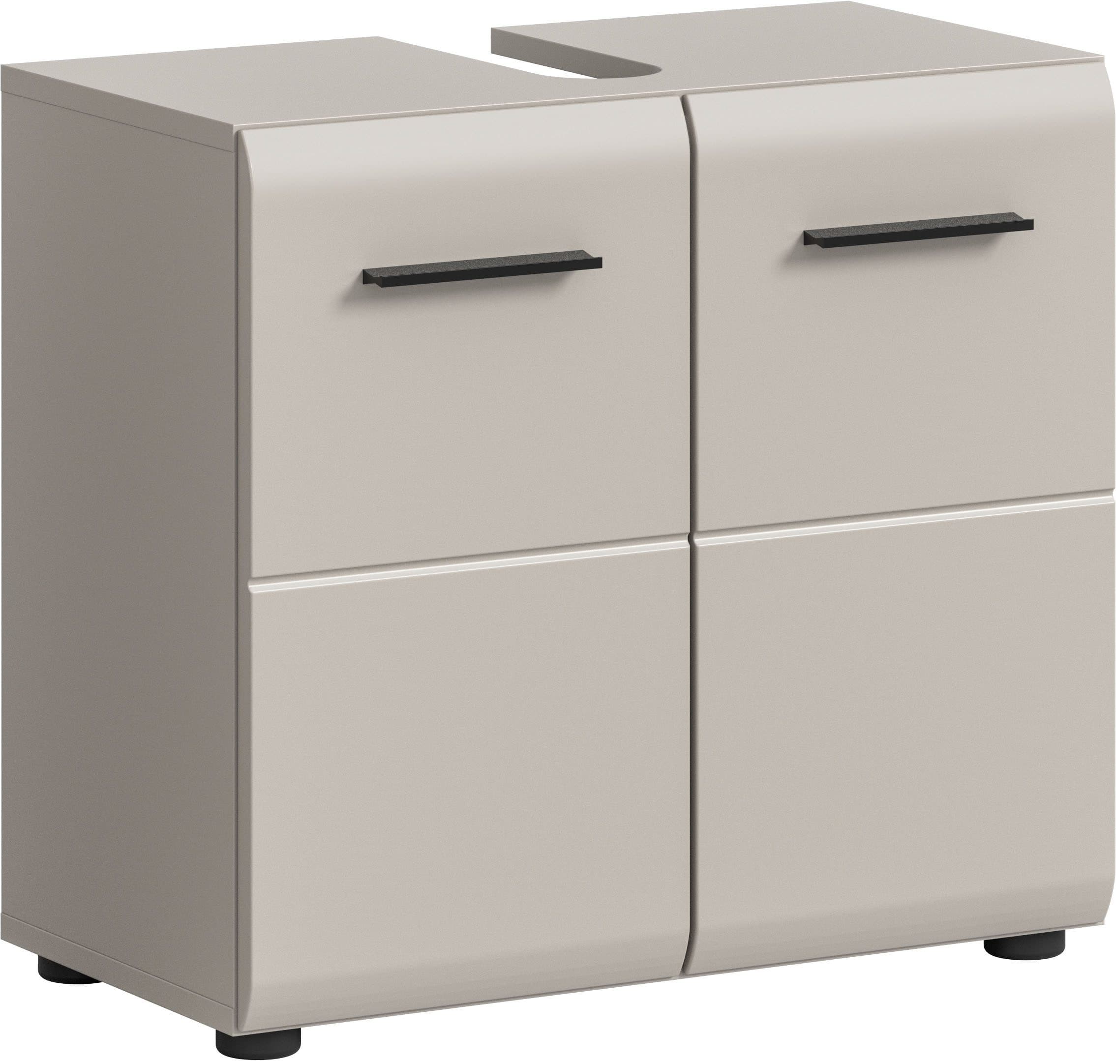 welltime Waschbeckenunterschrank FLORENZ Beige 60cm - Bild 2