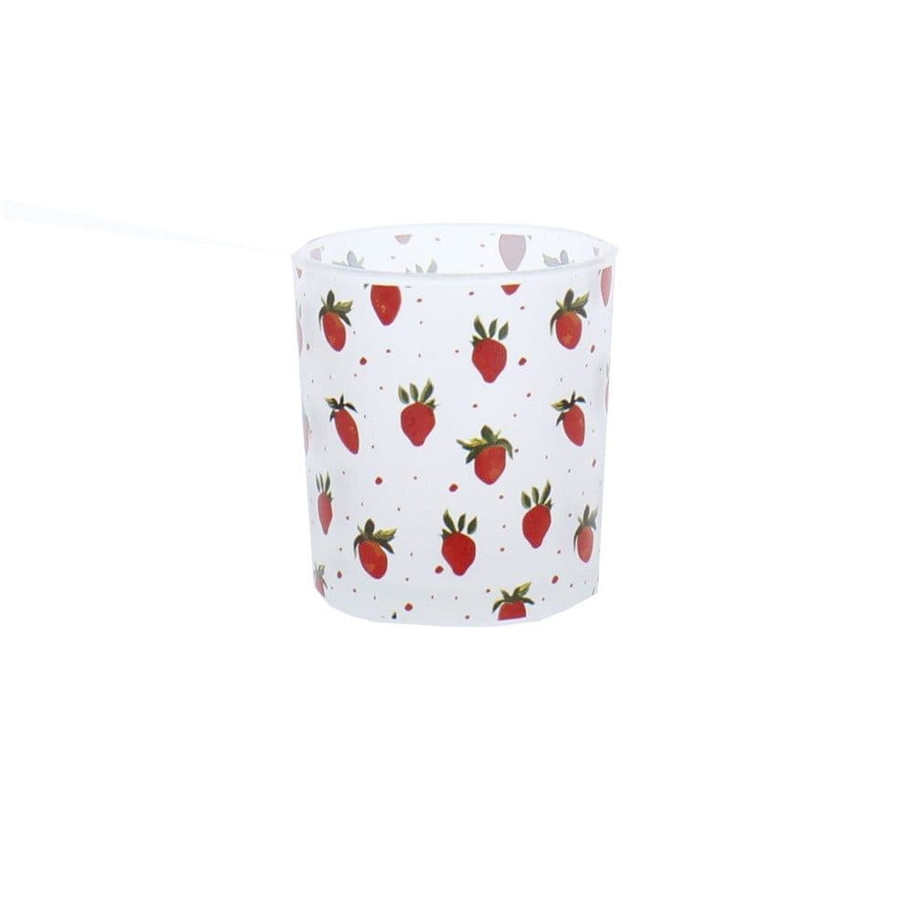 MICA LED-Windlicht Teelichthalter Rosa/Rot Glas