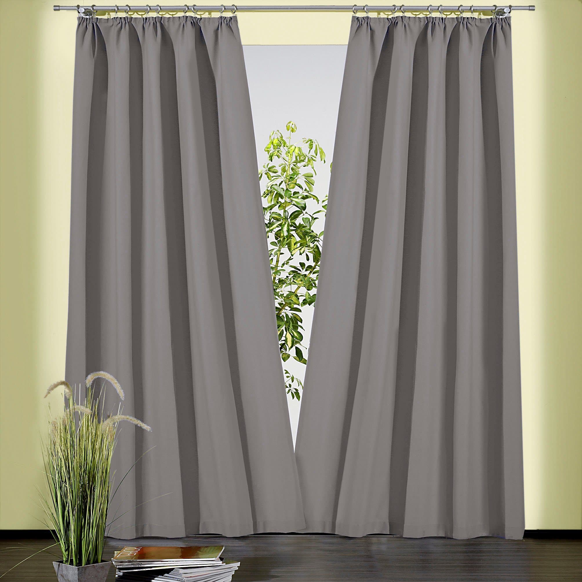 Weckbrodt Gardine Sento Grau Blickdicht Baumwolle Polyester - Bild 2