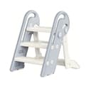 Onasti Tritthocker Kinder-Trittleiter Grau Klappbar 3 Stufen Bild 2