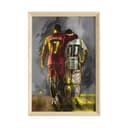 JUSTGOODMOOD Poster Premium Ronaldo & Messi Freunde Fußball Bild 2
