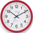 Wanduhr CHRISTOFFEL Bromham Rot Kunststoff Bild 2