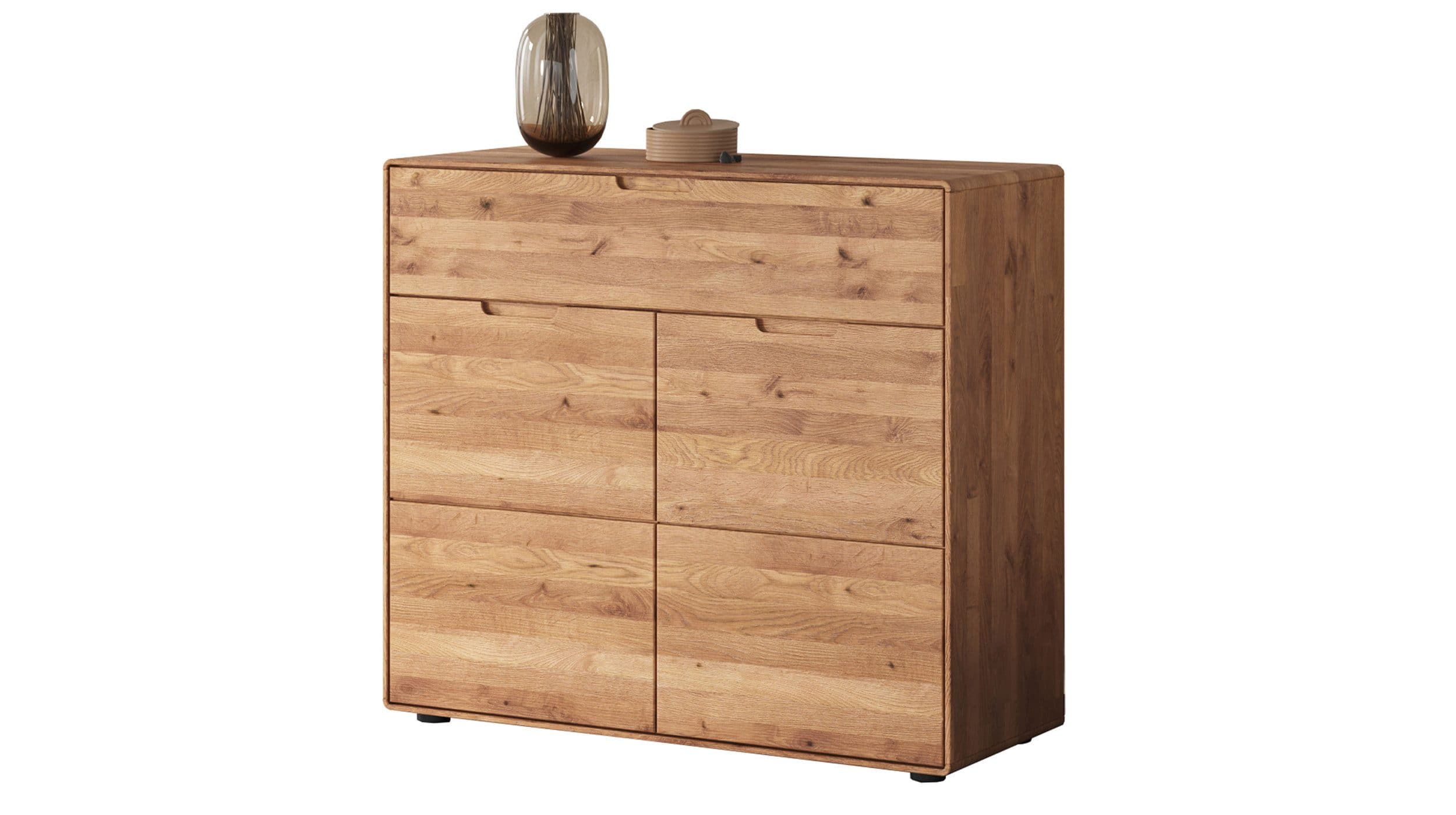 Massivart® Kommode LUCAS Wildeiche geölt mit Soft-Close-Funktion - Bild 2