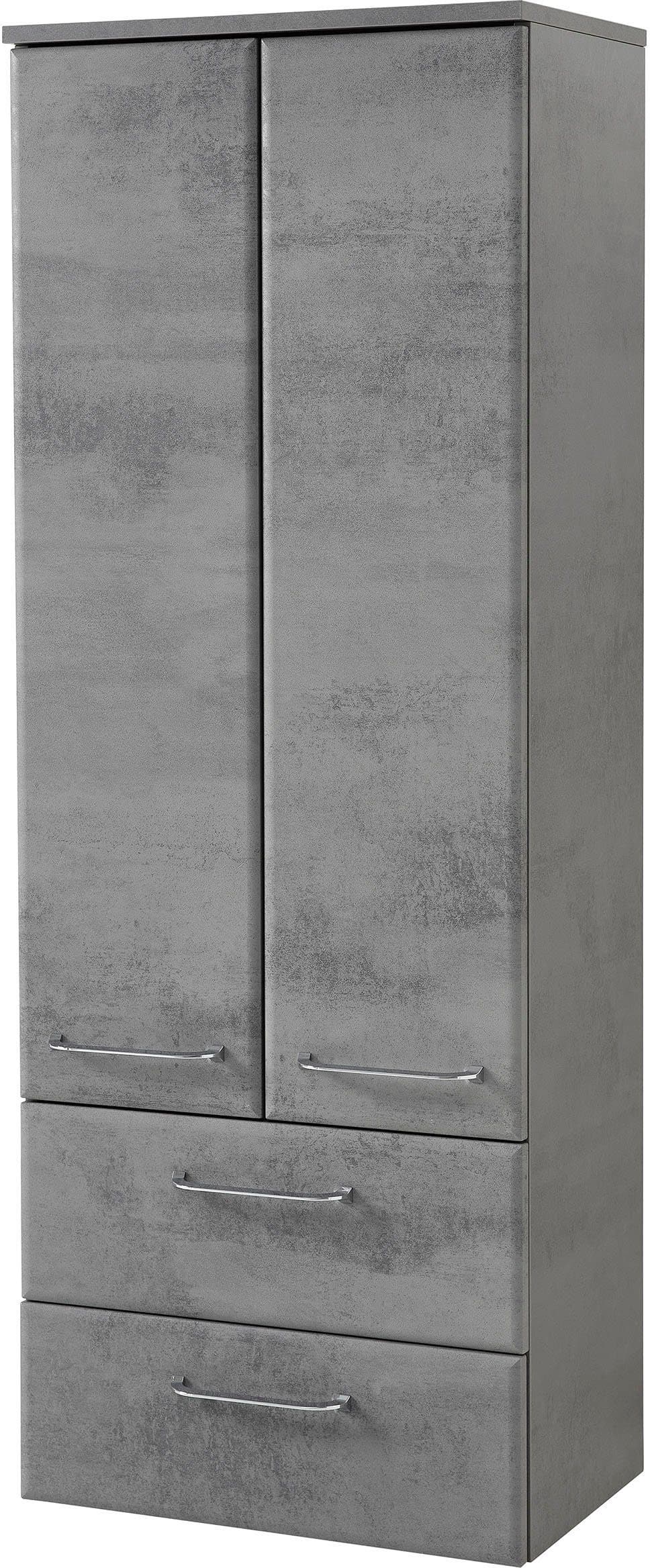 Baur Versand Midischrank SAPHIR Quickset 945 Badschrank 50 cm 2 Türen 2 Schubladen - Bild 2
