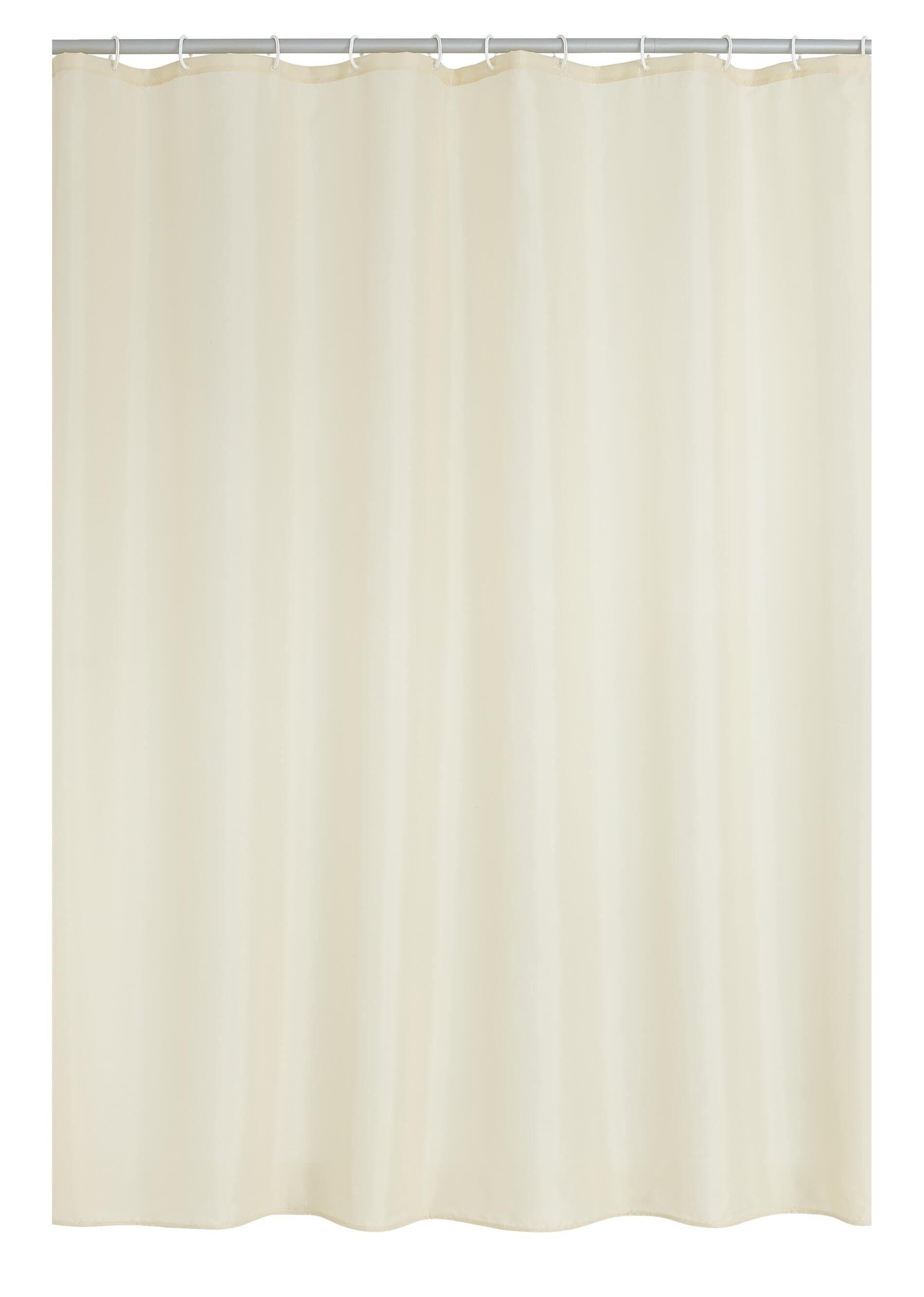 Ridder Duschvorhang Uni Beige 180 cm Polyester - Bild 2