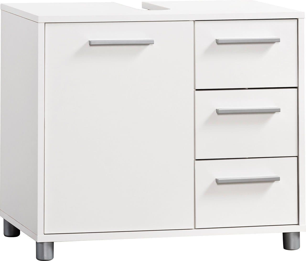Waschbeckenunterschrank PROCONTOUR Betty Weiß mit Schubladen - Bild 2