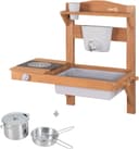 roba Outdoor-Spielküche Matschküche zum Hängen teakfarben Bild 2