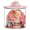 Cute Room 3D-Puzzle Puppenhaus Miniatur DIY Modellbausatz Kirschblüten Bild 2