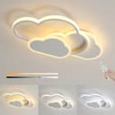 Riserva LED Deckenleuchte Wolken Design Weiß 32W Dimmbar mit Fernbedienung Bild 2