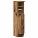 vidaXL Badezimmerschrank Altholz-Optik mit Rollenhalter Bild 2