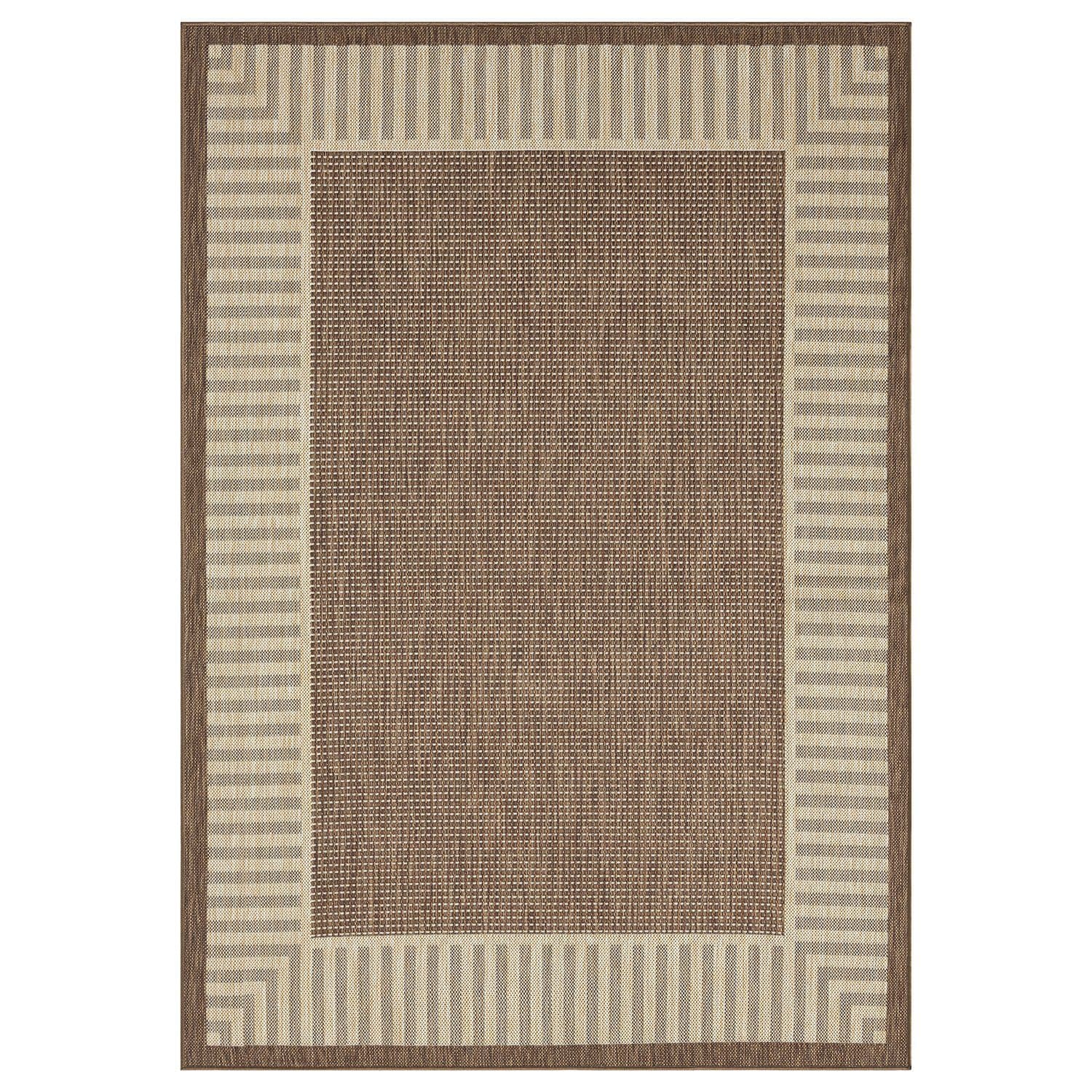 Vimoda Outdoorteppich Beige Rechteckig Innen & Außen - Bild 2
