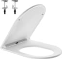 AIMAX WC-Sitz D-Form Softclose Quick Release Duroplast Weiß Bild 2