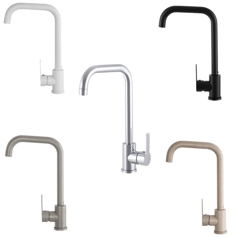 Faizee Möbel Küchenarmatur STEEL 360° Drehbar Beige - Bild 2