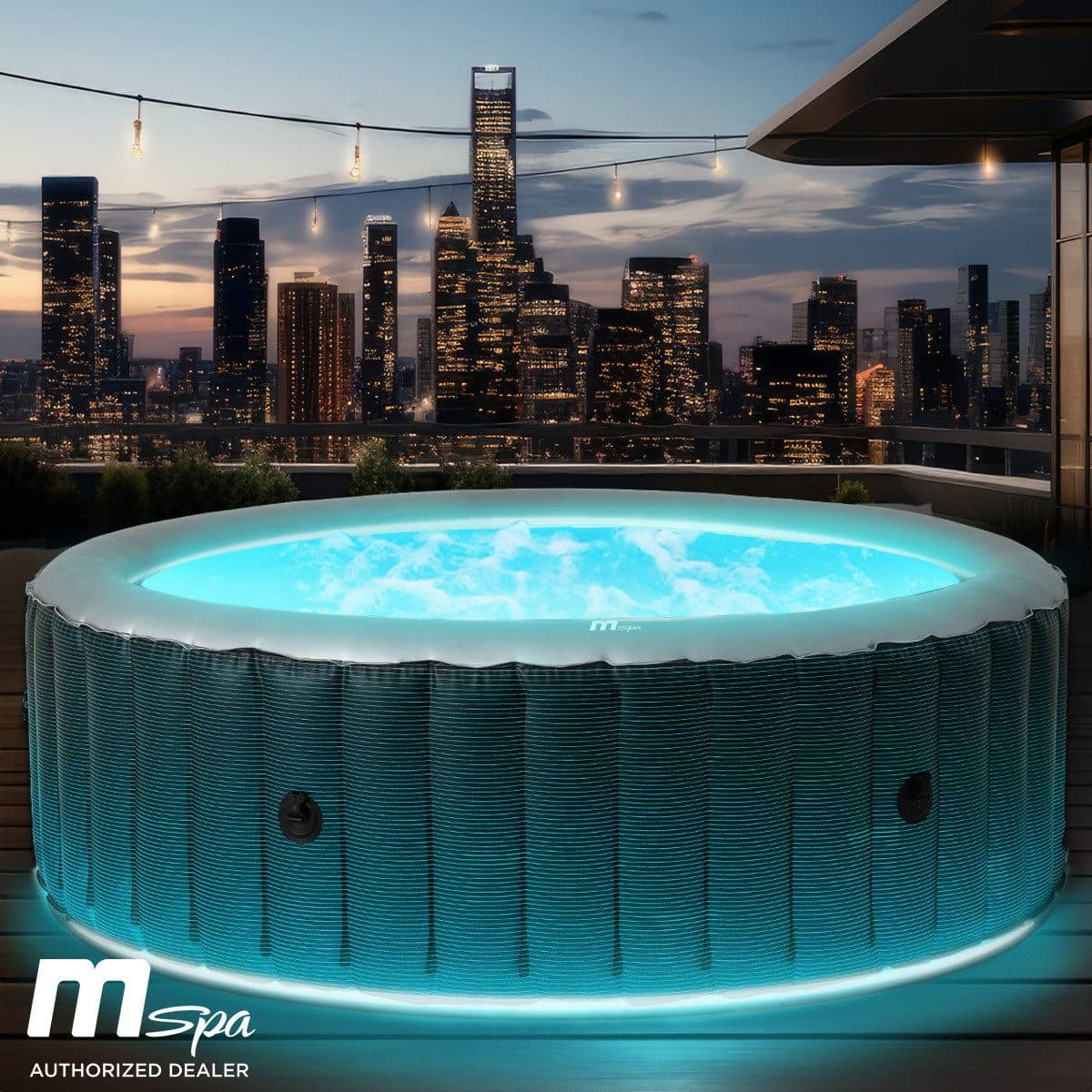 BRAST MSpa Starry COMFORT Aufblasbarer Whirlpool für 6 Personen mit LED - Bild 2