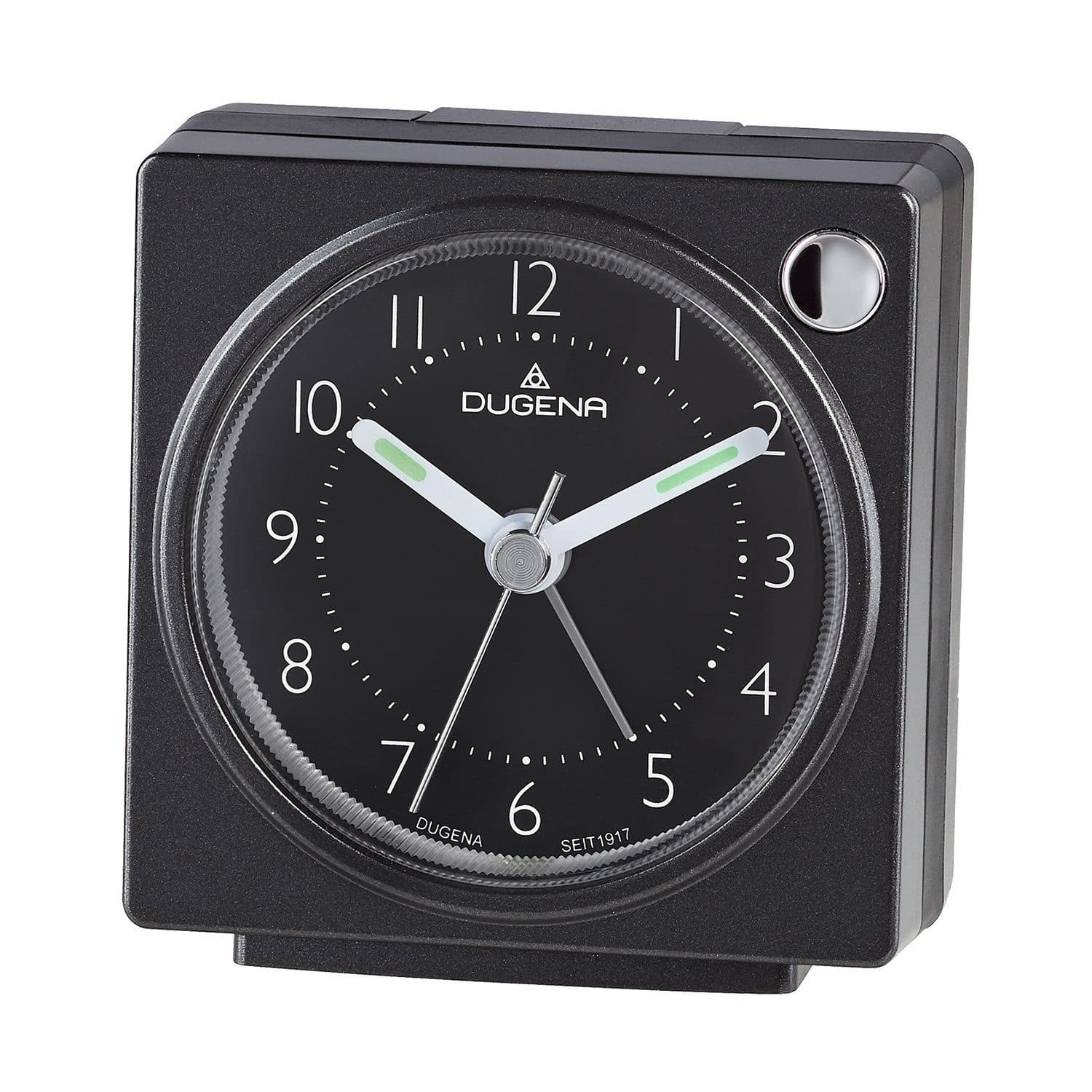 Dugena Quarzwecker 4460948 Lautloser Wecker mit Weckwiederholung